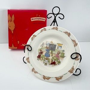 Royal Doulton Bunnykins Plate Bunnykins at School Vintage Children Plate
